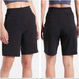 Athleta Cosmic Bermuda shorts black 14